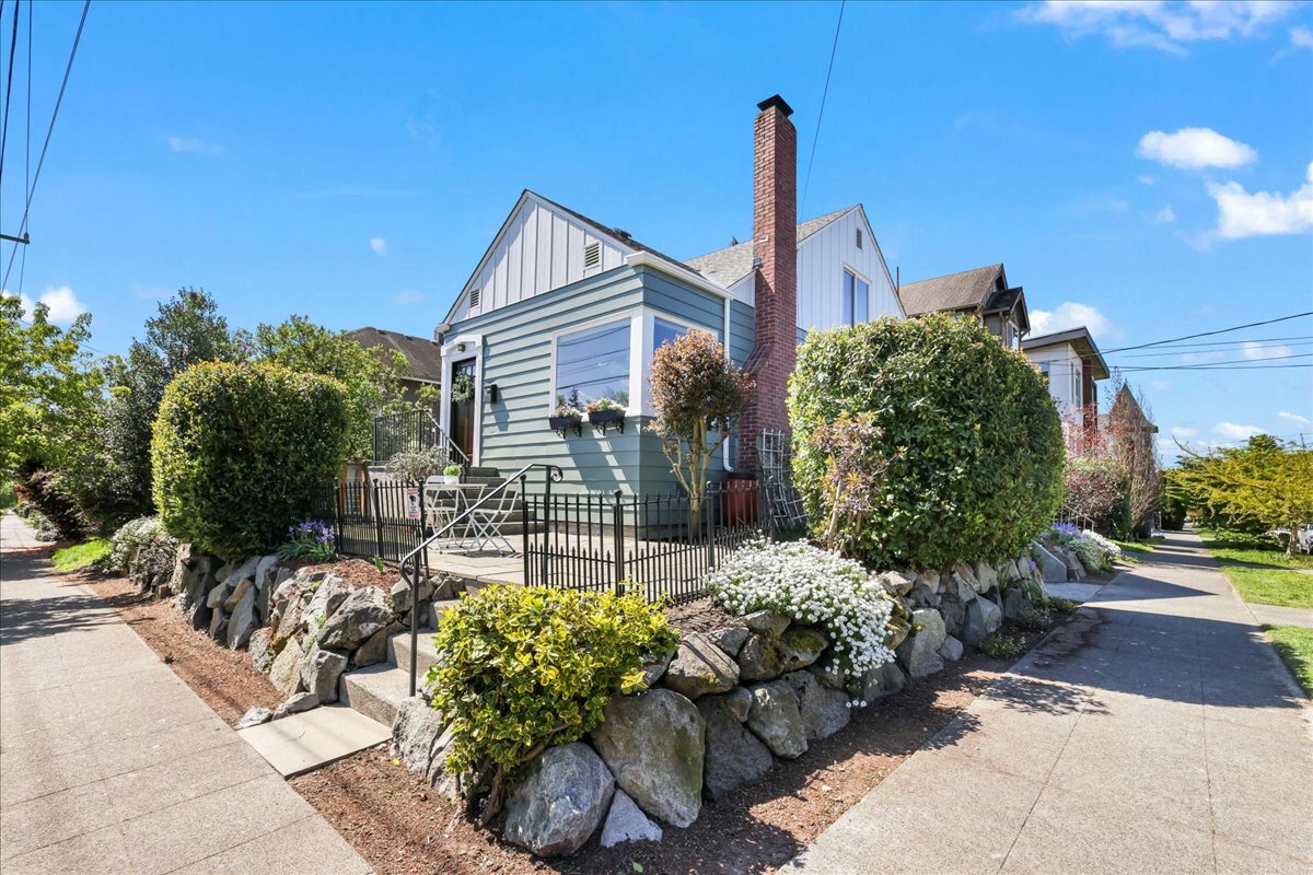 Property Photo: Front patio, Entry 6017  17th Avenue NW  WA 98107 