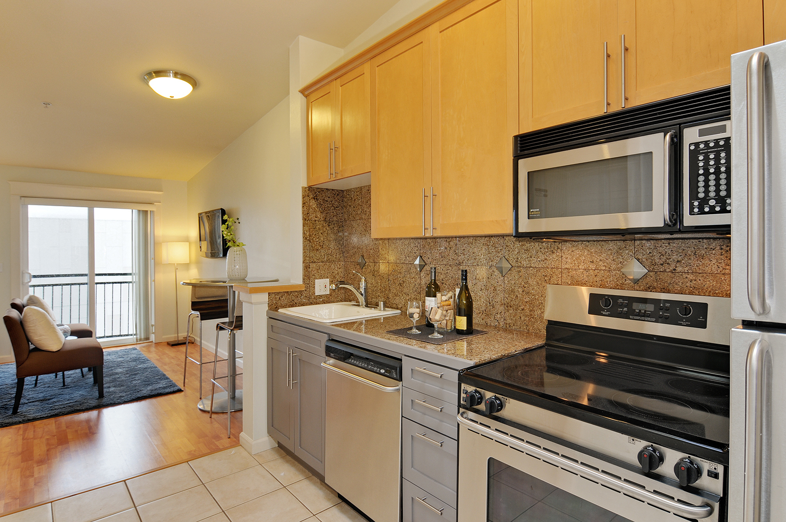 Property Photo: Studio living 326 Queen Anne Ave N 602 WA 98109