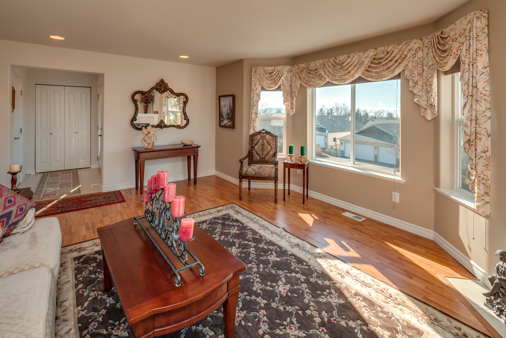 Property Photo: Living room with view 3200 Brandywine Wy  WA 98226 