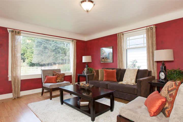 Property Photo: Living room 8548 18th Ave NW  WA 98117 