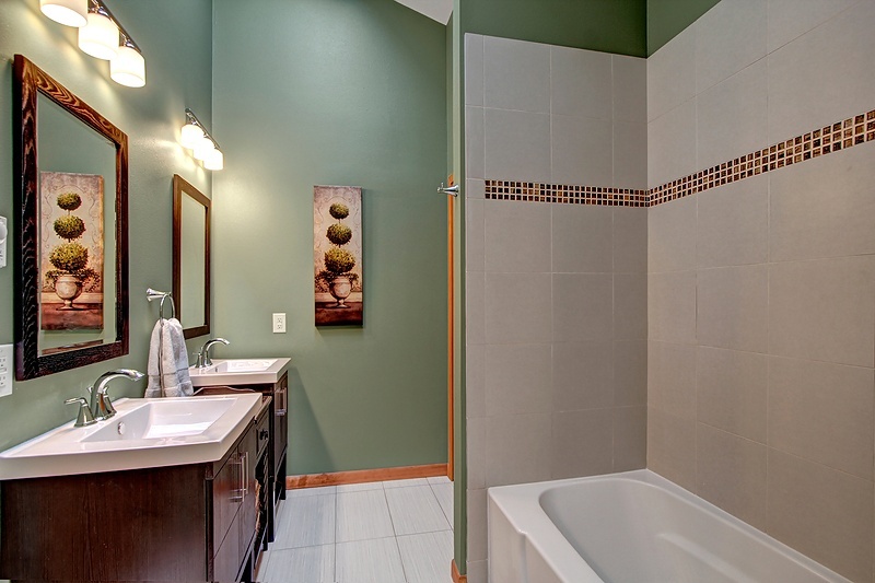 Property Photo: Upstairs 5 piece bath 3219 34th Avenue W  WA 98199 